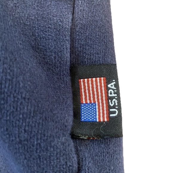 Vintage U.S. Polo Assn Blue Embroidered Logo 1890 Sweater Adult Size XL - Picture 2 of 5